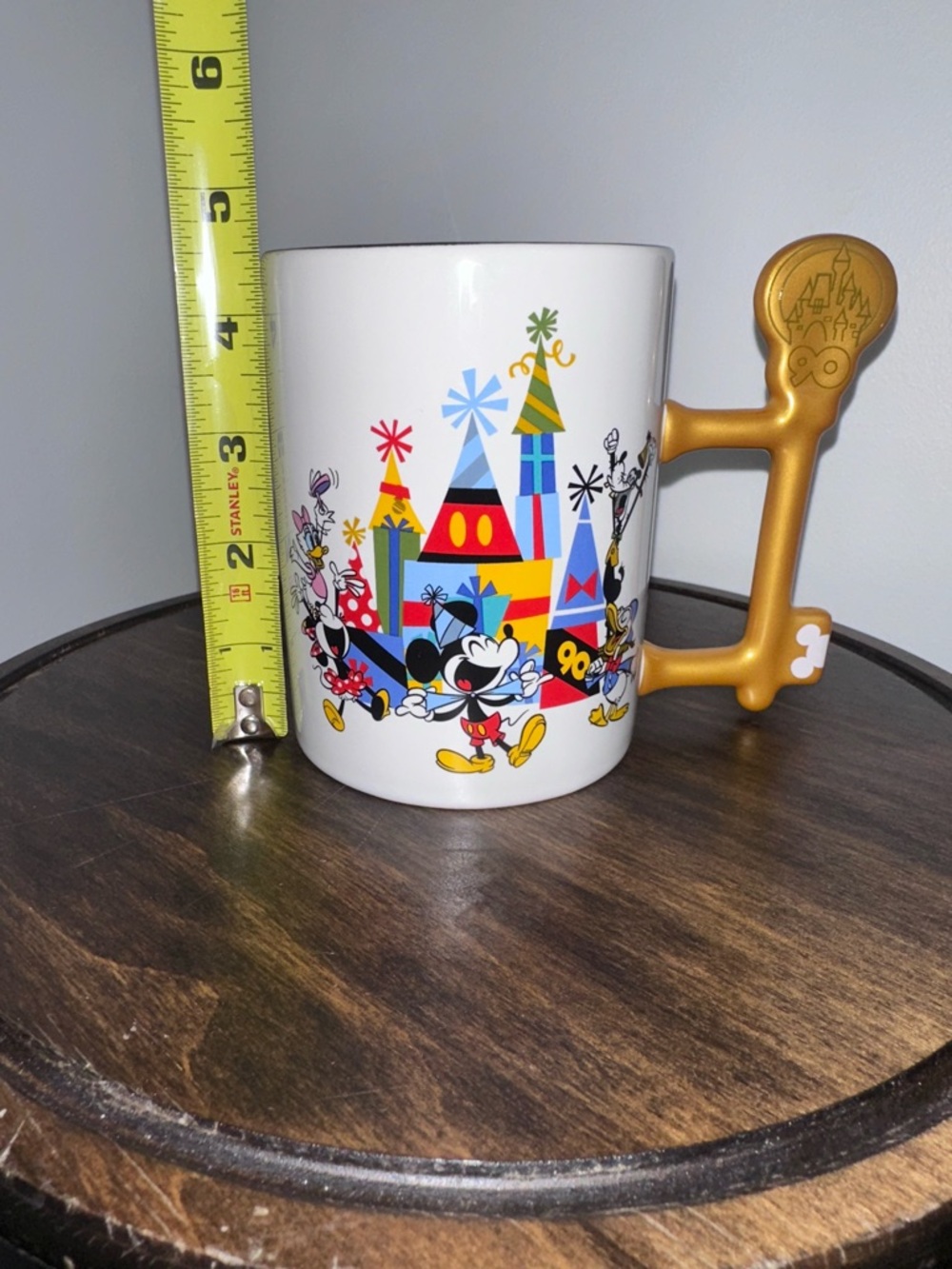 Disney Parks Mickey’s 90th Birthday Celebration Celebration Key Handle Mug - Picture 7 of 8